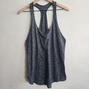 Lululemon Tank Top Womens Large Heathered Black 105F Singlet Racerback Athletic